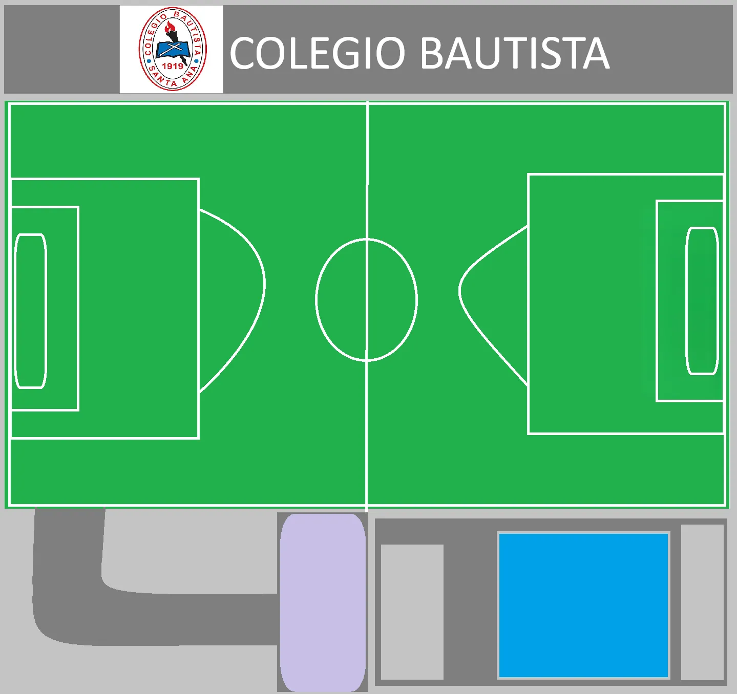 CANCHA COLEGIO BAUTISTA SANTA ANA por Xavier Alessandro Mor�n Guerrero