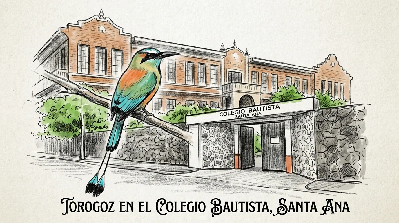 Torogoz en el colegio bautista por M�nica Gisselle Aguilar Acosta