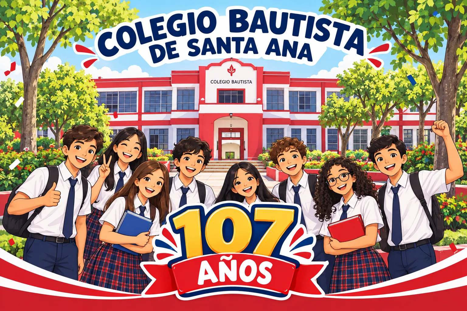 107 añoss de colegio bautista por Marcela Valeria Godoy Sandoval