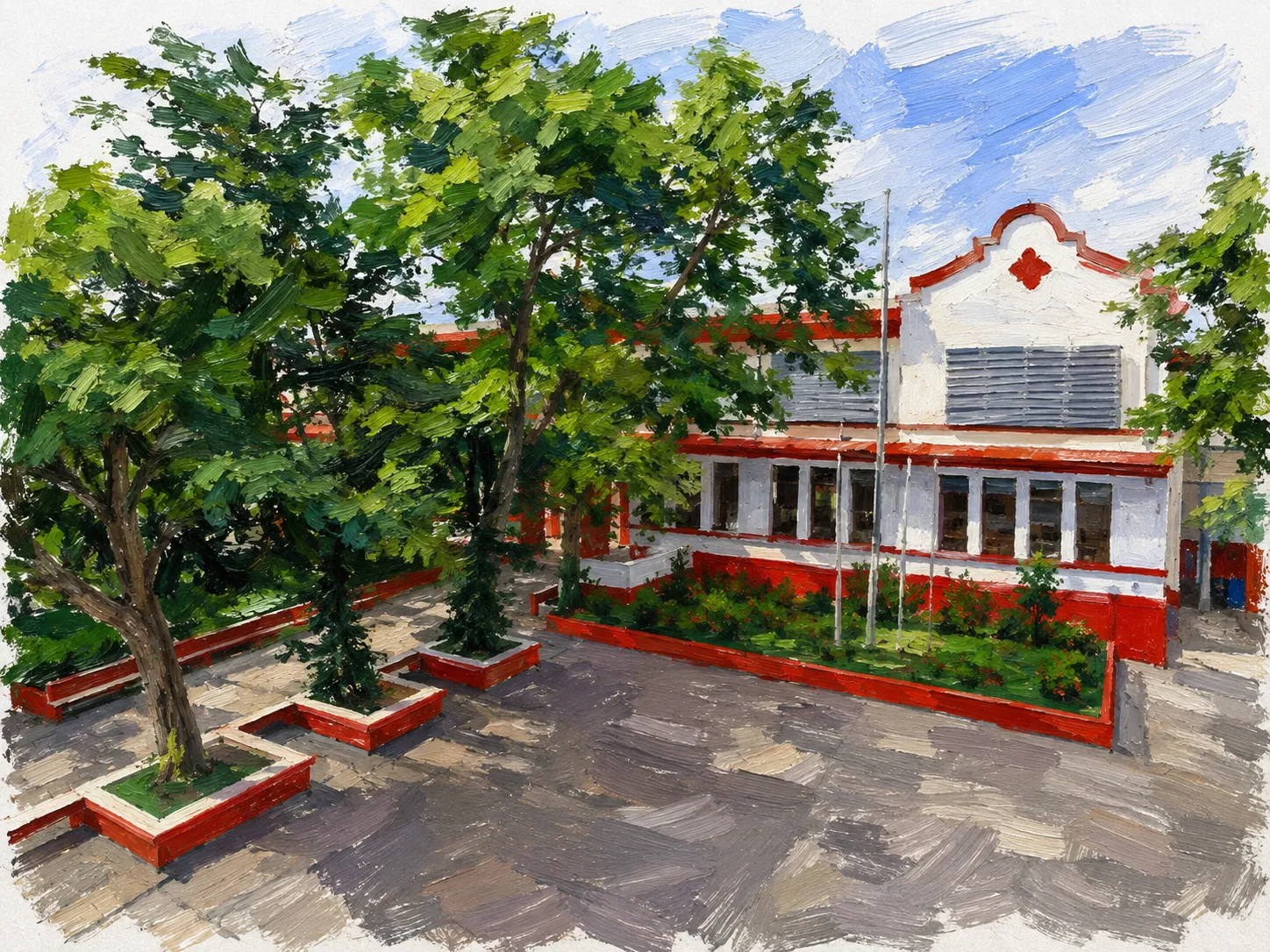 Colegio Bautista por Santiago Mateo P�rez Bonilla